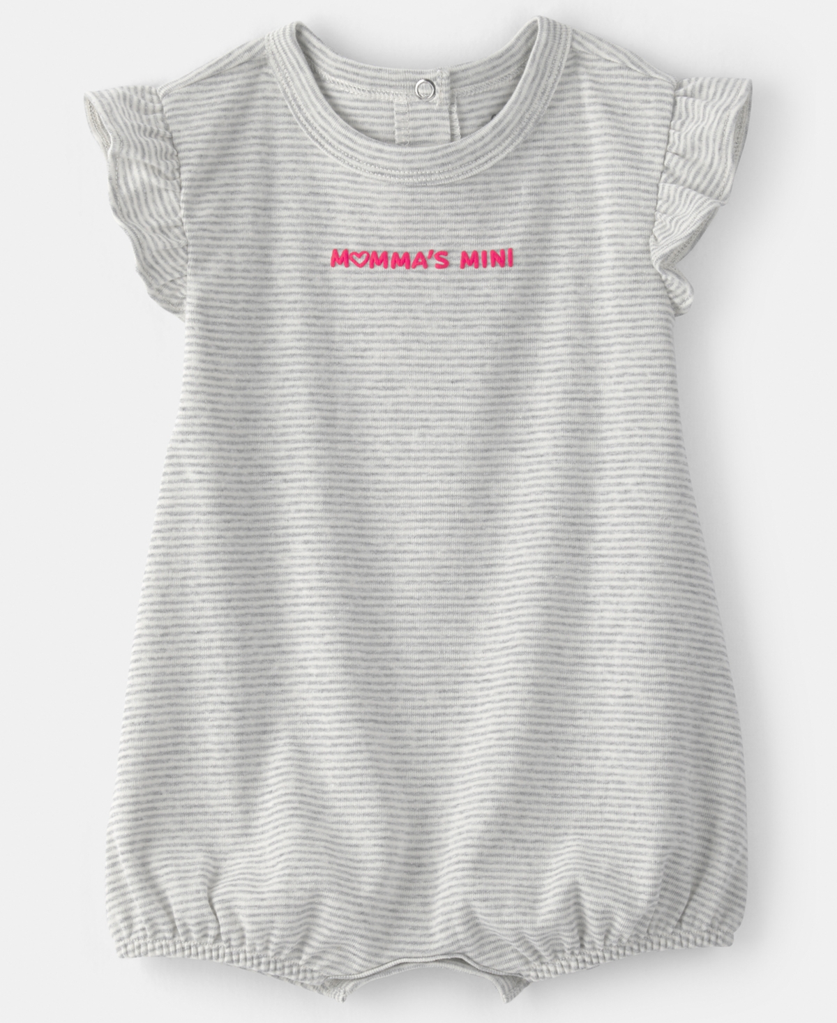 Carter's Baby Girls' Momma's Mini Print Flutter-Sleeve Romper