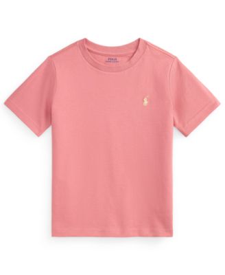 Polo Ralph Lauren Toddler and Little Boys Cotton Jersey Crewneck T-Shirt - Desert Rose 15$