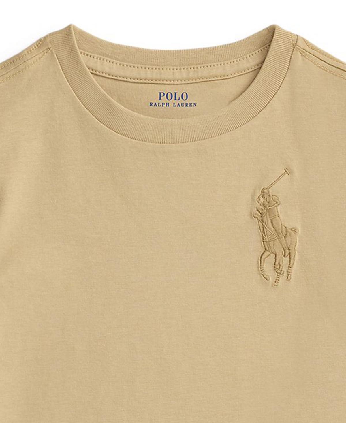Polo Ralph Lauren Boys' 2-7 Embroidered Big Pony Crewneck T-Shirt