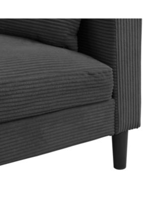 57" Loveseat Sofa, Wooden Frame, Comfy, Modern Style