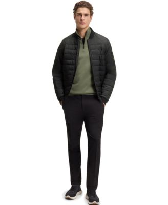 Men's Water-Repellent Padded Bomber Jacket