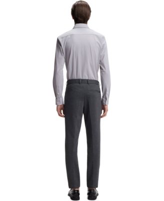 Men's Printed Performance-Stretch Jersey Slim-Fit Dress Shirt