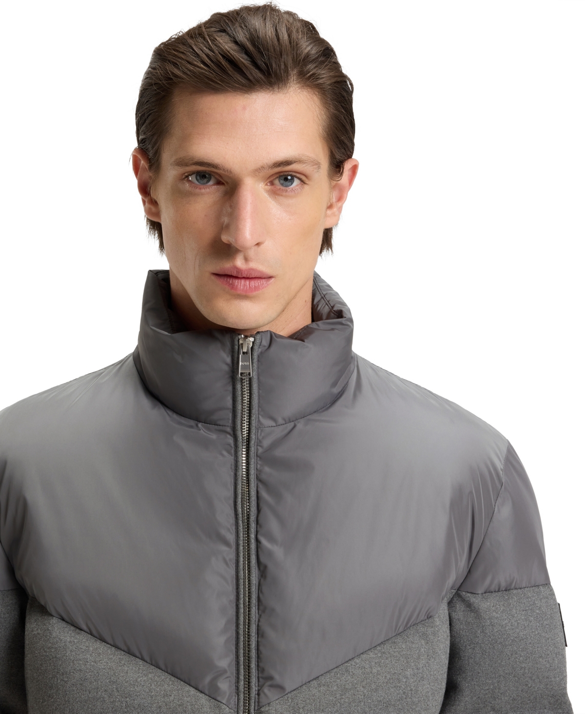 Boss by Hugo Men's Waterproof Brushed Flannel Jacket