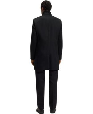 Men's Wool Cashmere Slim-Fit Coat