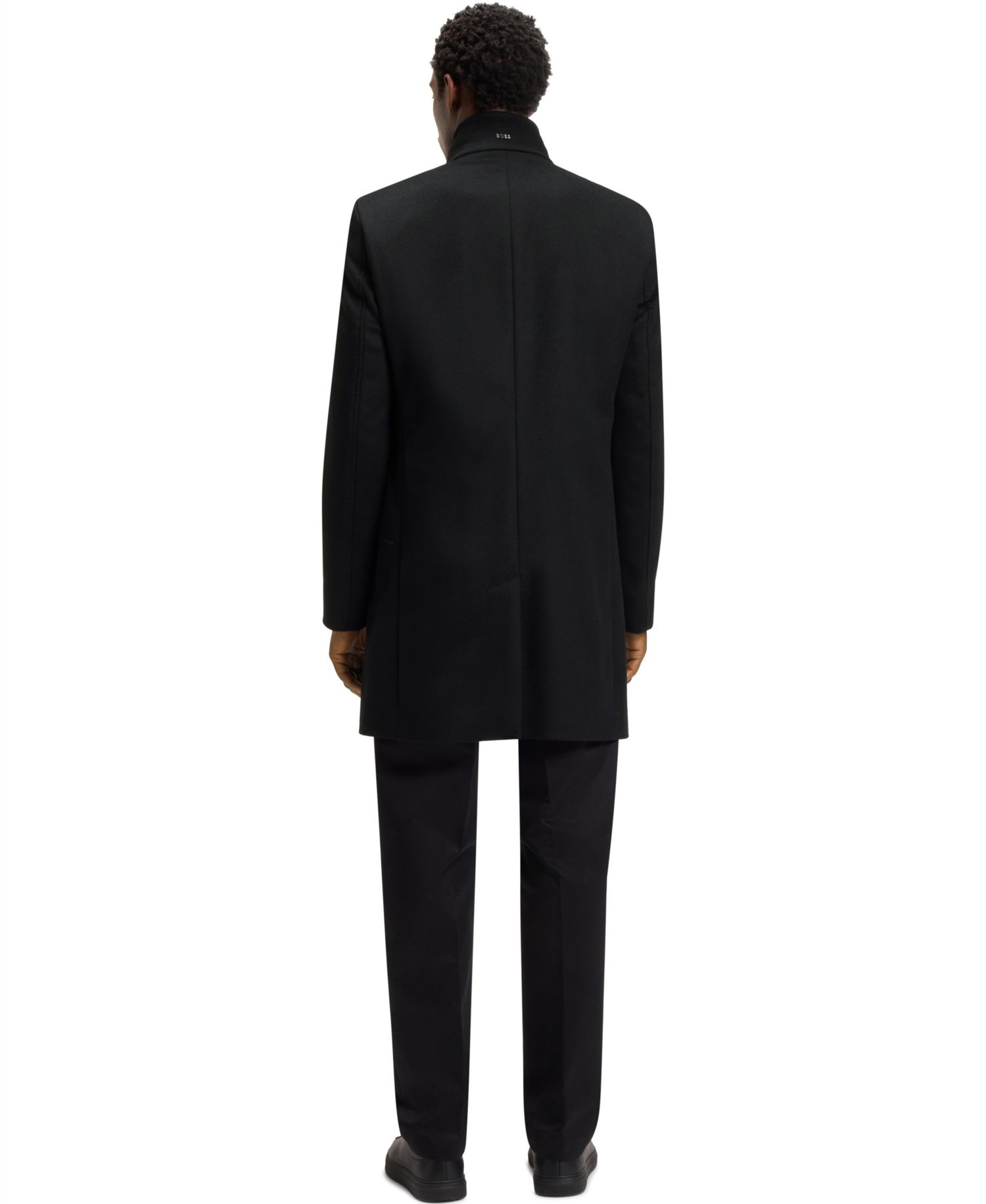 Men's Wool Cashmere Slim-Fit Coat