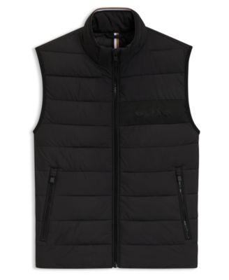 Men's Water-Repellent Tonal Logo Gilet