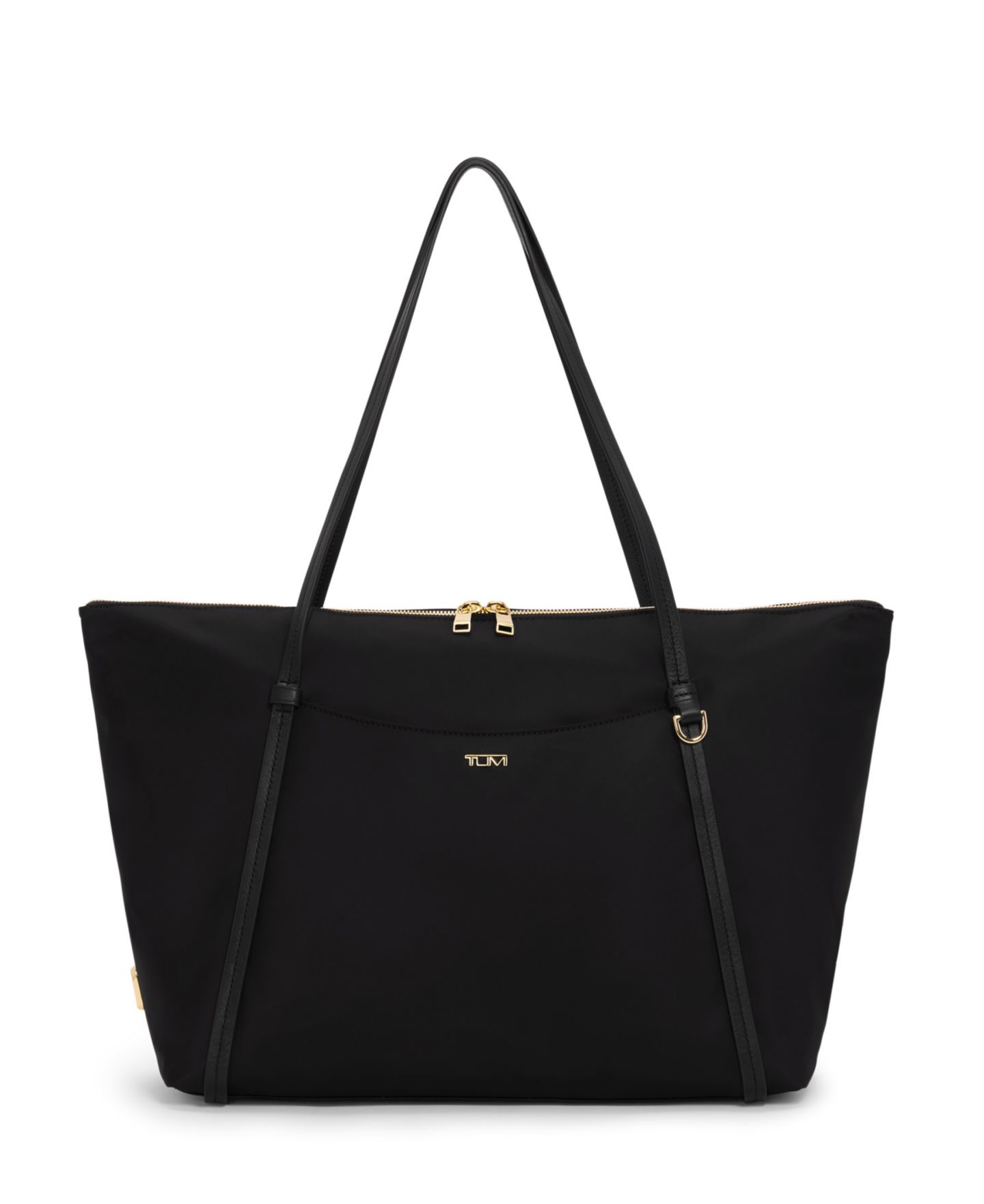 Женская сумка TUMI Voyageur Q Tote, цвет: Чёрный / Золотой — фото 1
