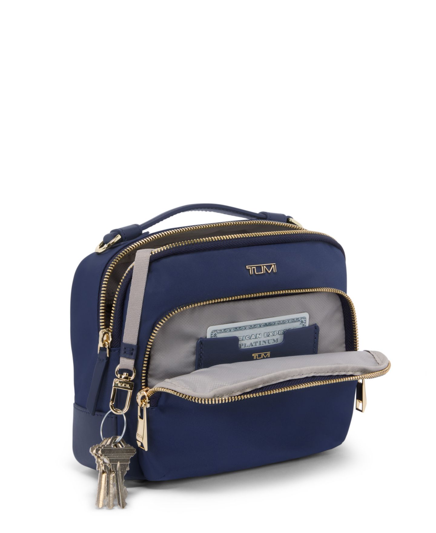 Сумка Tumi Voyageur Teghan Crossbody, цвет: Индиго / Золотой — фото 3