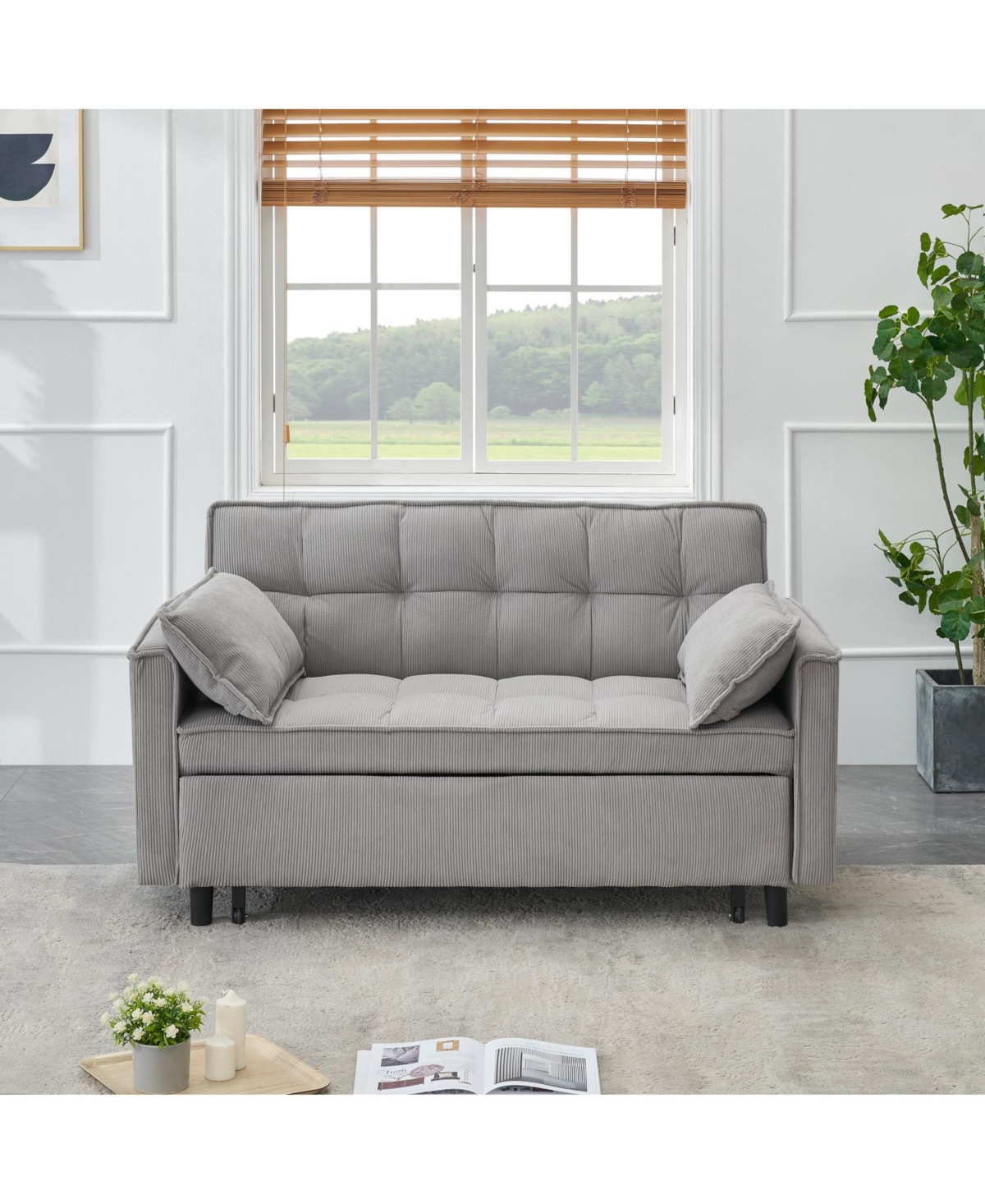 Streamdale Furniture Convertible Sofa with Pull-Out Bed
