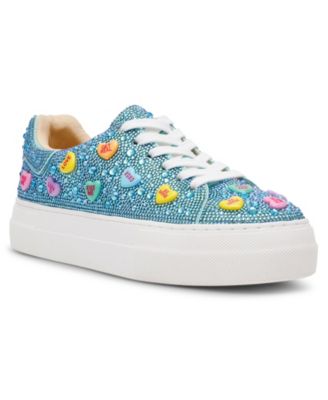 Betsey Johnson Women's Sidny Lace-Up Platform Sneakers