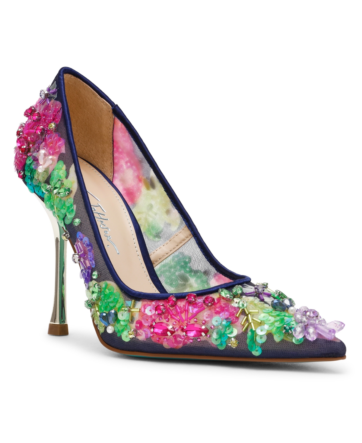 Betsey Johnson Women's Netta Mesh Slip-On Pumps