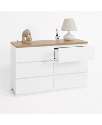 Streamdale 6-Drawer Wood Storage Cabinet Organizer for Bedroom, Entryway, Hallway