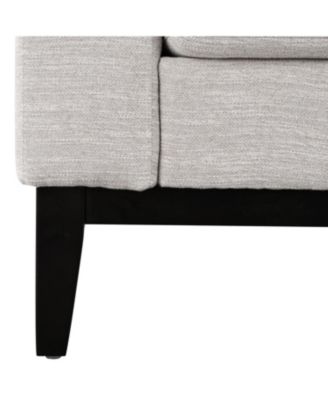 Mira Comfy 3-seat Sofa with Wooden Legs, Modern for Living Room and Study