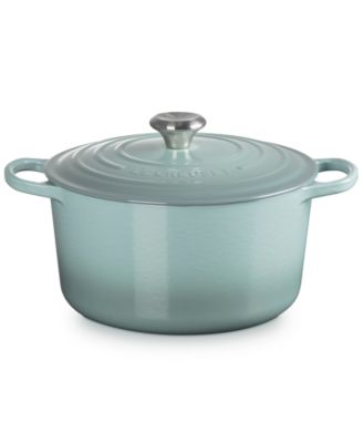 Signature Enameled Cast Iron 6.5-Quart Deep Round Dutch Oven