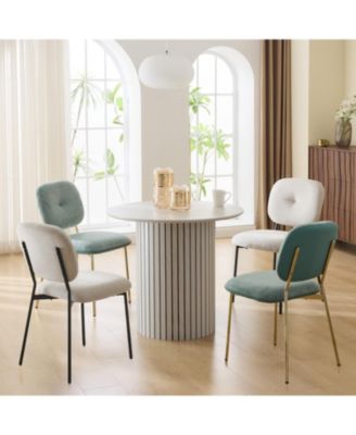 Bamboo & Turquoise Dining Set