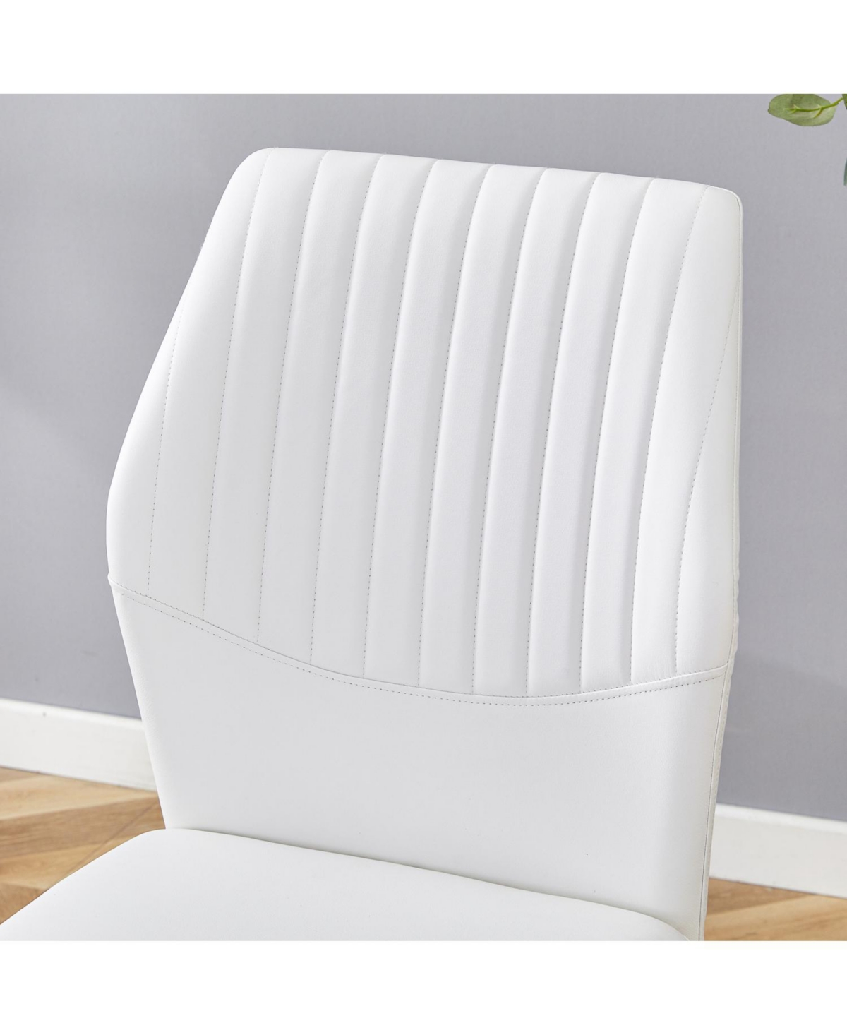 Streamdale Furniture Luxury Glass Dining Set - Gold Legs 6 Chairs