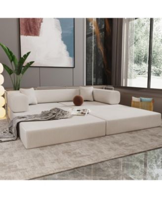 Multifunctional Velvet Sofa Bed