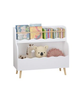 Streamdale Kids Bookcaes, Children Book Organizer, toy Storage Cabinet Organizer, White