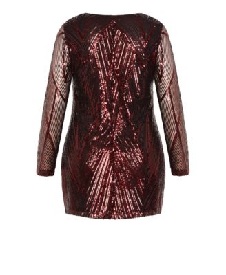 Women's Plus Size Micah Sequin Dress