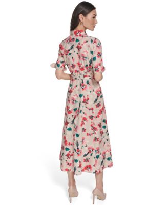 Women's Collared Midi Dress