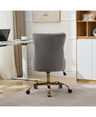 A&A Modern Velvet Home Office Chair