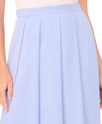 Women's Bubble Hem Midi Skirt