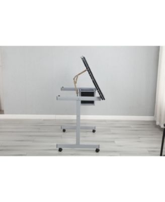  Adjustable Art/Drafting Desk with Drawers & Wheels