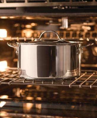EverLast Stainless Steel Tri-Ply Clad 8QT Stock and Sauce Pan, Macy's Exclusive
