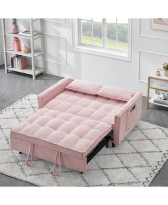 Breathable Modular Sofa Bed with Metal Legs