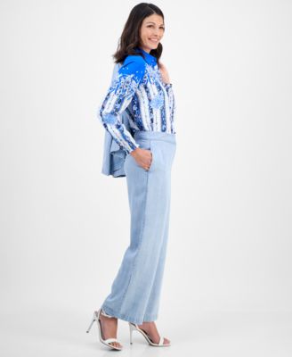 Women's High-Rise Wide-Leg Pants