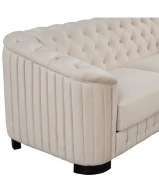 64.3" Velvet Loveseat Sofa