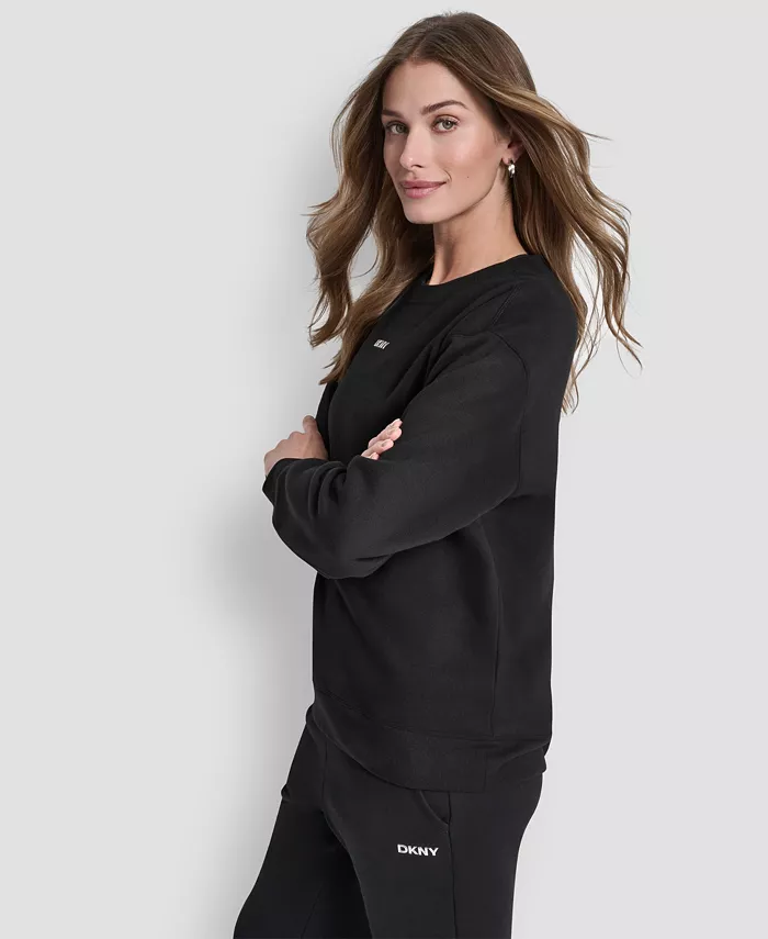 Women's Metallic Crew Neck Sweatshirt - thumbnail 9