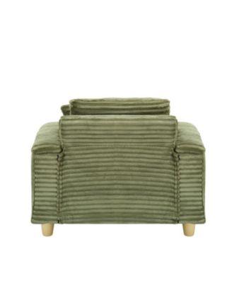 Green Corduroy Sofa Set w/ Storage