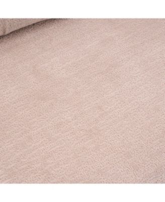 Warm Beige Chenille Loveseat Sofa