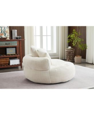 Foam Bean Bag Chair - Soft Chenille Cover