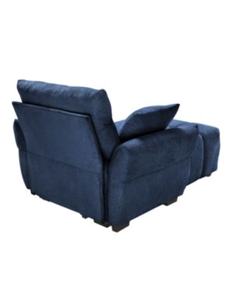 Ergonomic Sofa & Ottoman Set - Blue