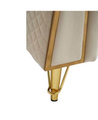 Modern Tufted Velvet Sofa 87.4 inch for Living Room