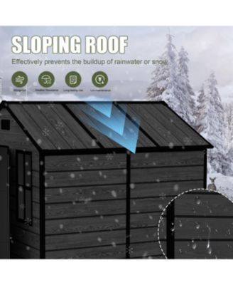 Streamdale 6x6 Resin Storage Shed - Waterproof, UV Proof