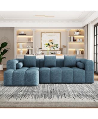 + Sectional Sofa (Modular) + Fabric + Deep Seating & Pockets + Couch