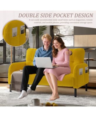 Corduroy Double Sofa - Living Room/Bedroom