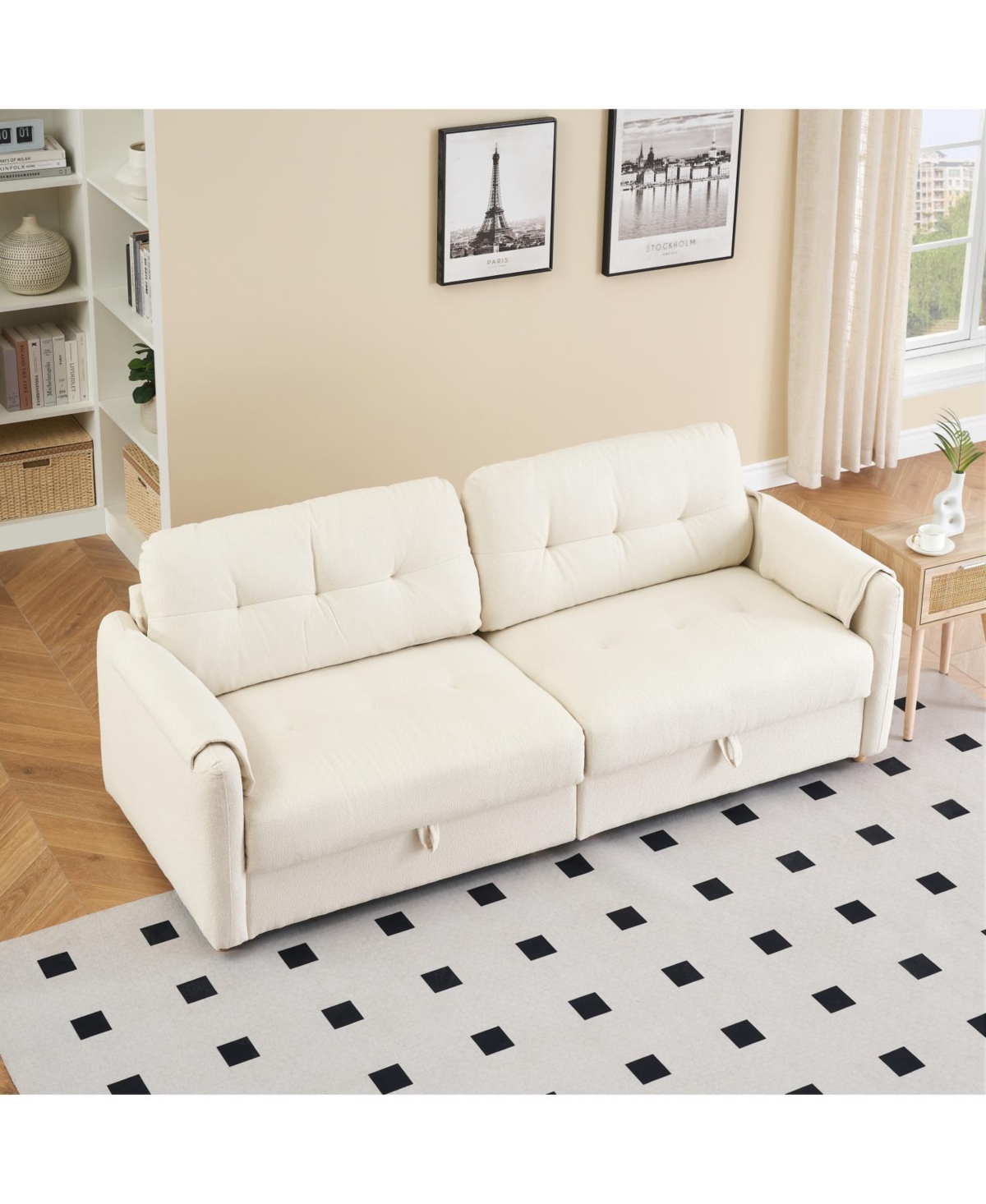 Streamdale Furniture Teddy Cotton Linen Sofa