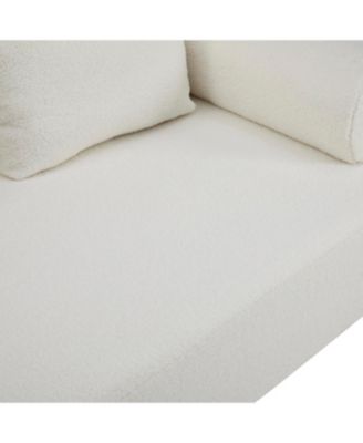 Streamdale 78" Modern Beige Sofa Couch with 3 Pillows