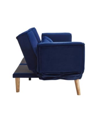 72.8" Futon Sofa Bed, Adjustable Recliner