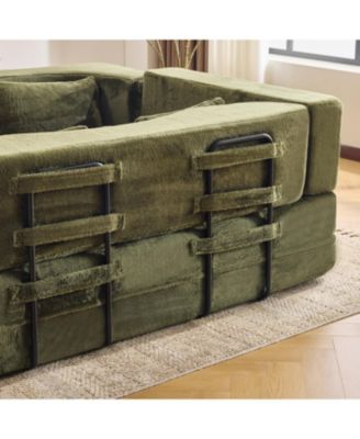 71" Folding Sofa Bed - Plush, High-Density Foam