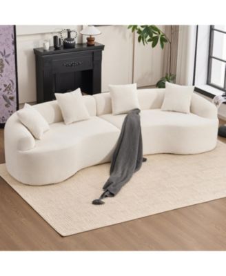 Curved Modular Sectional Sofa