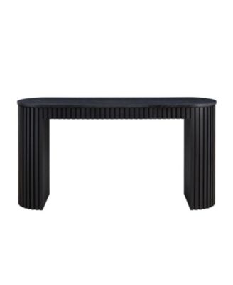 Modern Console Table with Drawer - Black