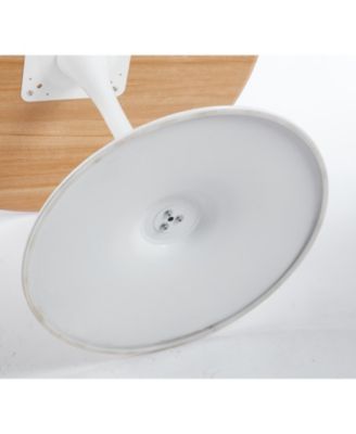 42.1" Oak Tulip Dining Table (Seats 4-6)