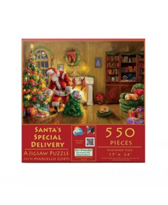 Santa's Special Delivery 550 piece Jigsaw Puzzle for Adults Christmas