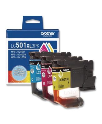 LC501XL3PKS 500 Page-Yield High-Yield Ink - Cyan/Magenta/Yellow (3/Pack