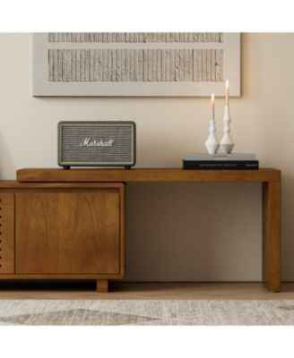  Mid-Century Modern TV Stand for 55"-75" TVs with Storage